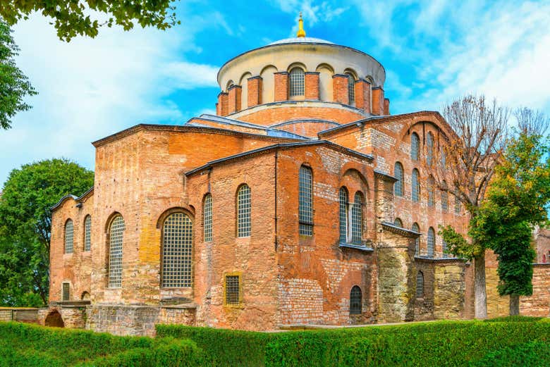 La iglesia de Santa Irene se encuentra en el complejo de Topkapi