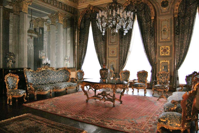 Una de las salas del Palacio de Dolmabahçe