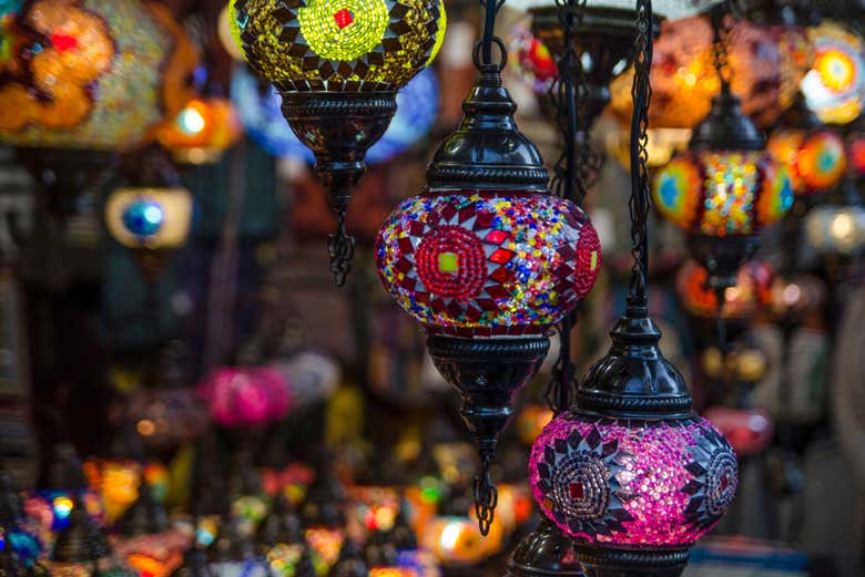 Lampade turche a mosaico