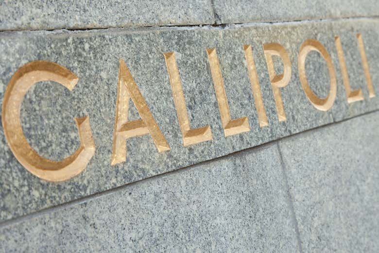 Letrero de Galípoli