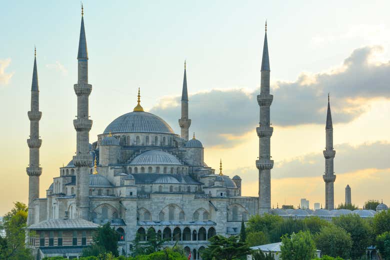 See the beautiful Blue Mosque on a segway tour