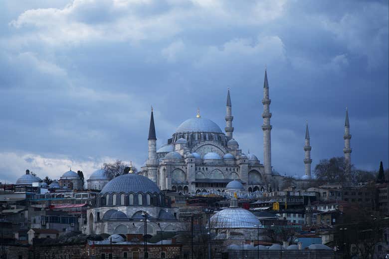 Vue panoramique sur la Mosquée Suleymaniye