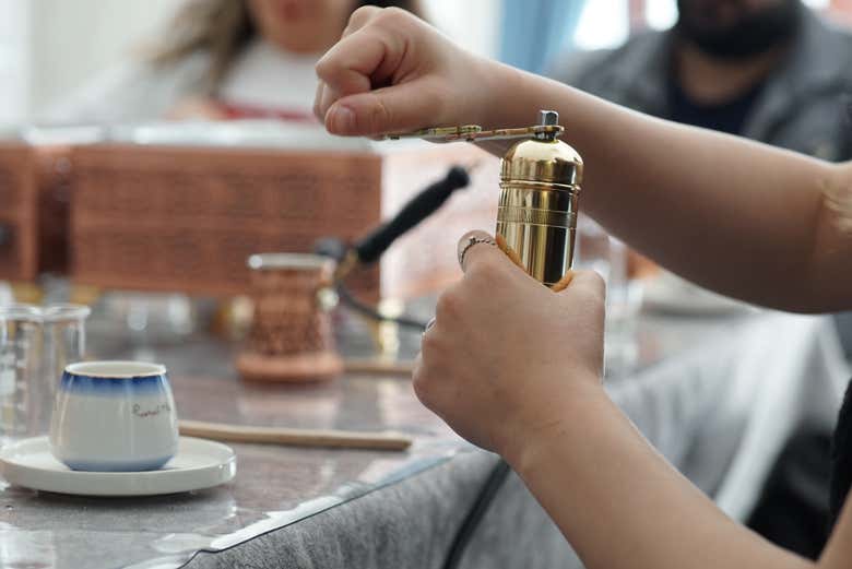 Grind your own coffee grounds