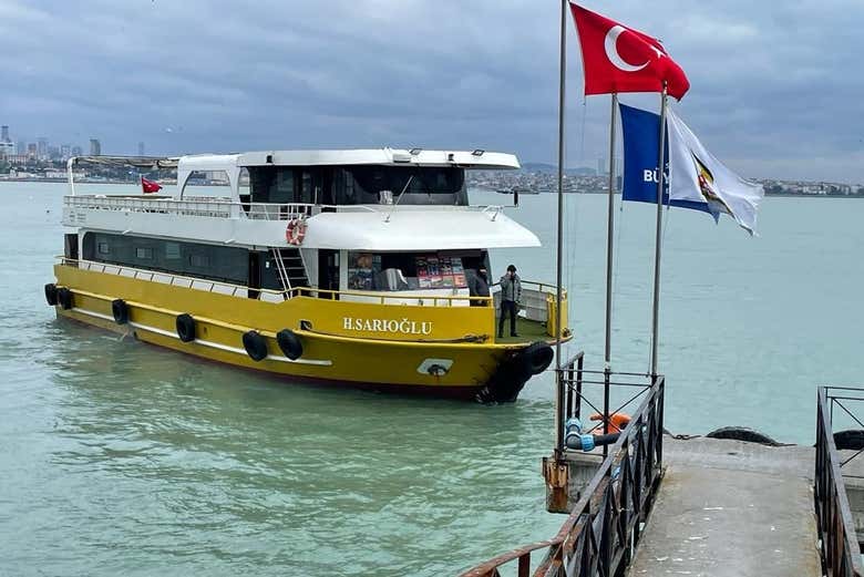 Départ de la balade en bateau