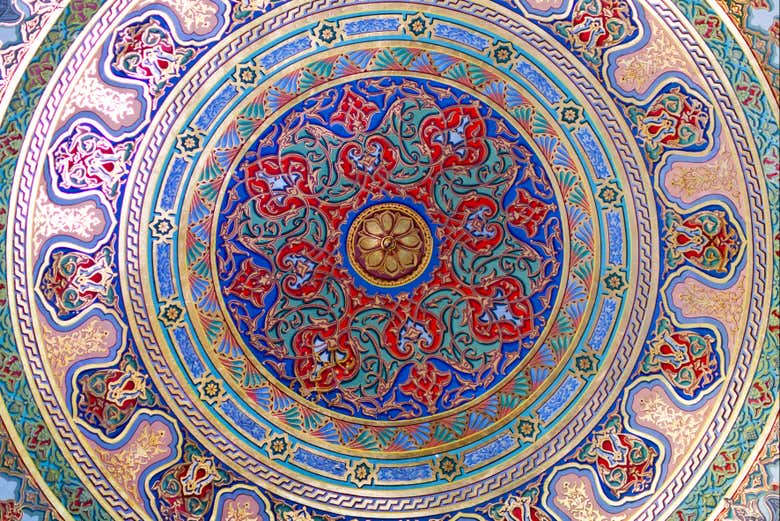 Detalhes da decoração do Palácio de Topkapi