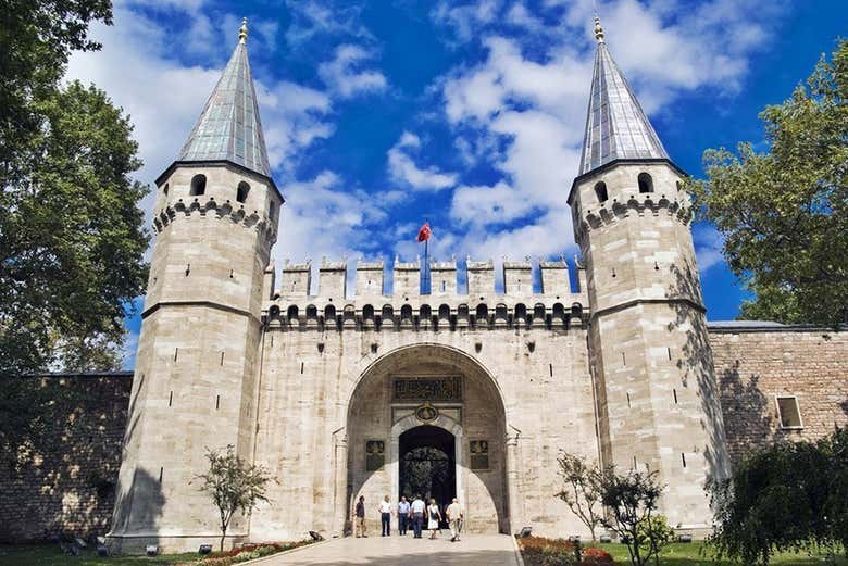 Entrada do palácio Topkapi