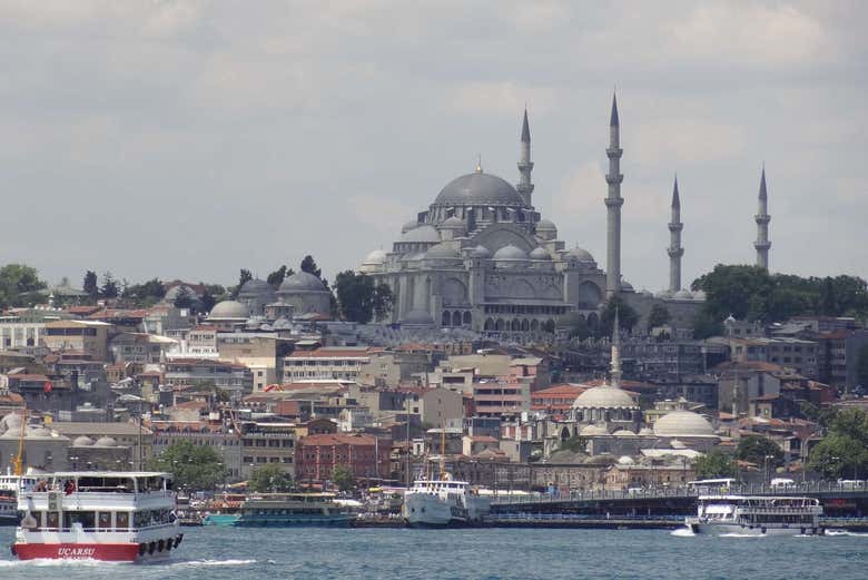 Vistas de la Mezquita de Suleiman