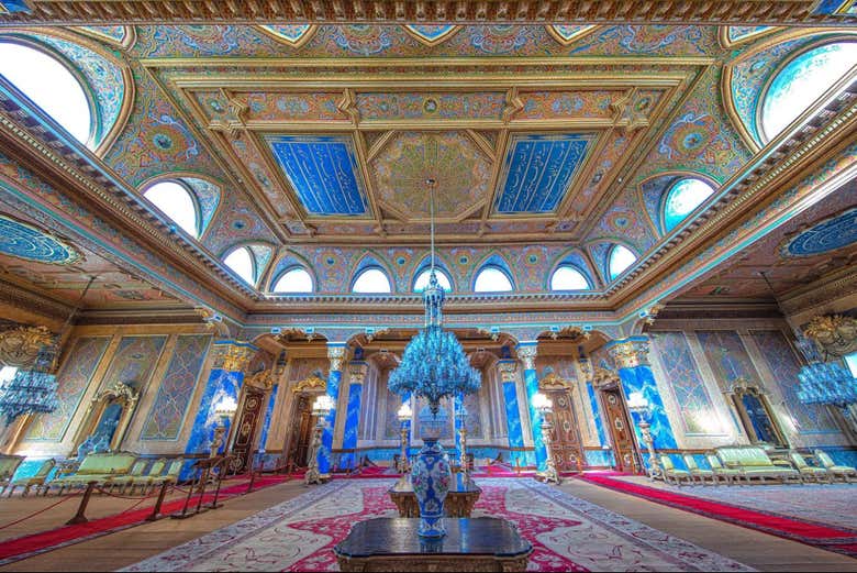 Una de las preciosas salas del Palacio de Beylerbeyi