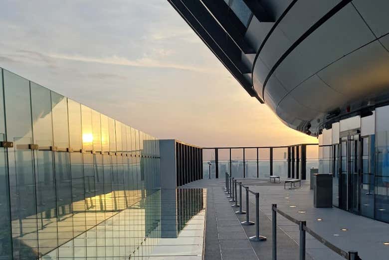 Admire the views from Emaar SkyView terrace