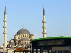 Autobus a Eminönü