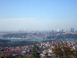 Vista della collina di Çamlıca