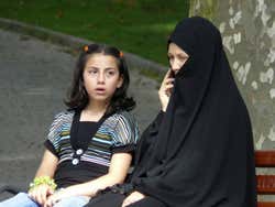 Madre e figlia nel Parco Gulhane
