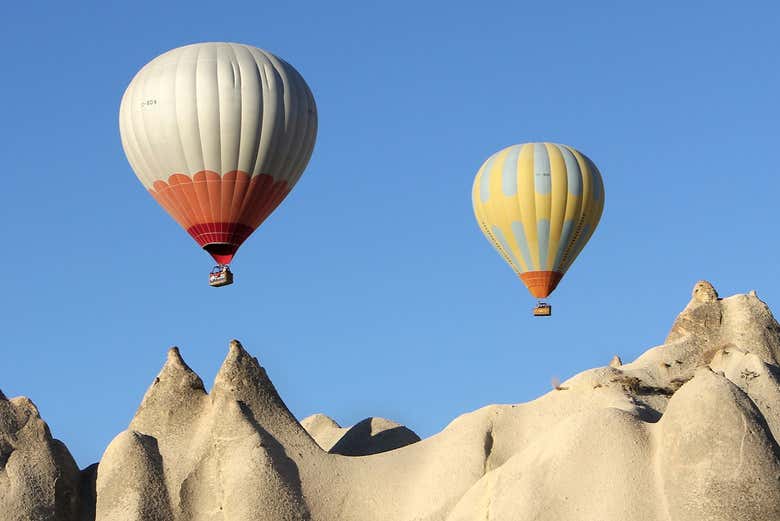 Hot air balloons in Cappadocia