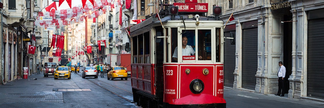 Tramway à Istanbul