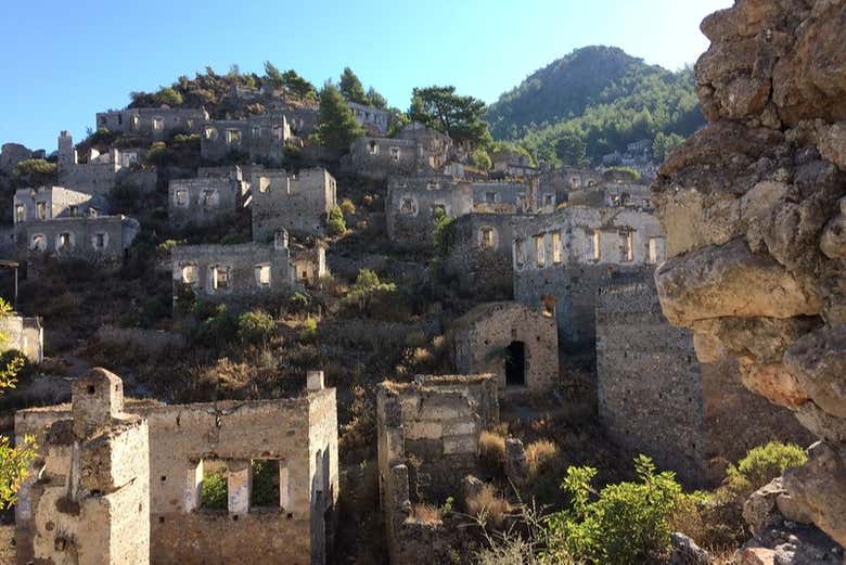 Visite du village abandonné