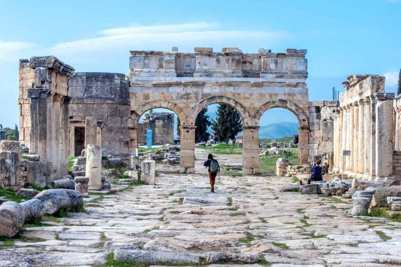 Exploring the ruins