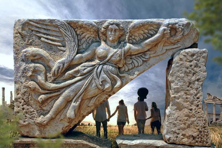 Sculpture of Goddess Nike
