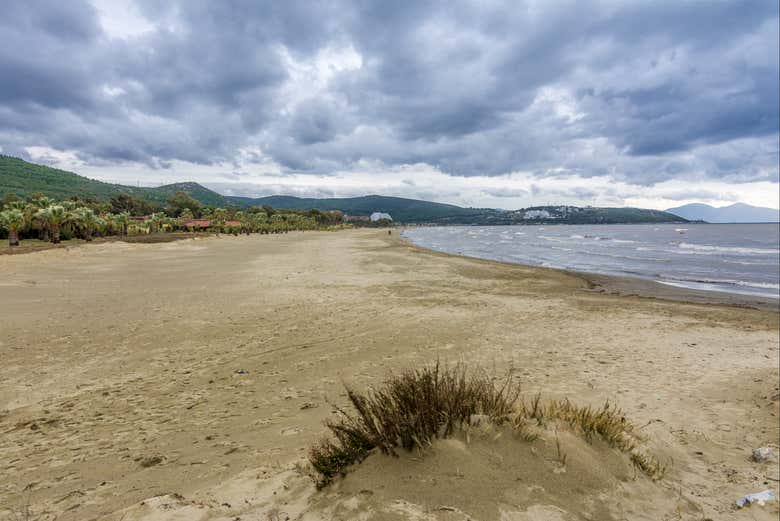 La spiaggia di Pamucak