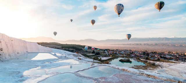 Pamukkale & Hierapolis Day Trip + Hot Air Balloon Ride