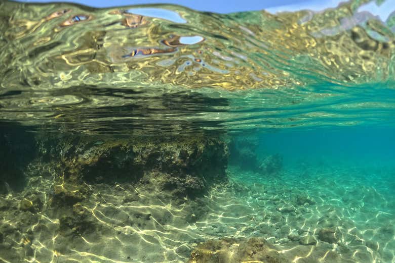 Crystal clear waters