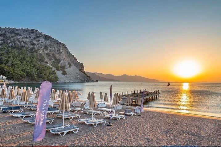 Entardecer na baía de Marmaris