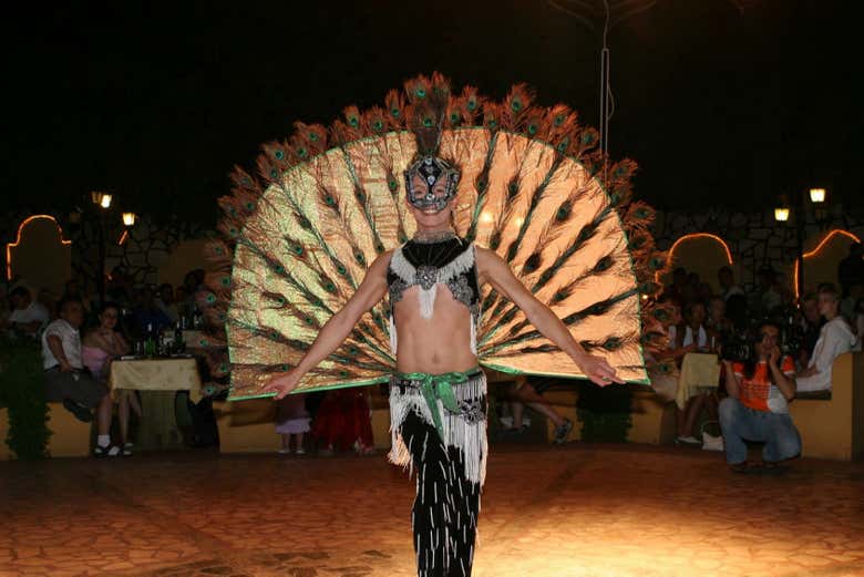 Espectáculo nocturno en Marmaris