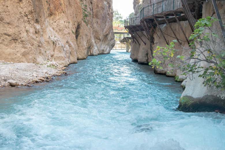 Take in the crystal-clear waters