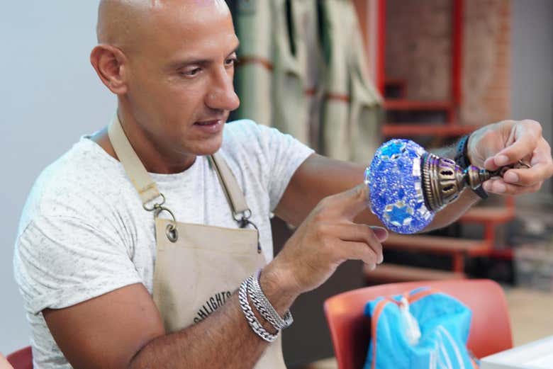 Podréis hacer la lámpara a vuestro gusto