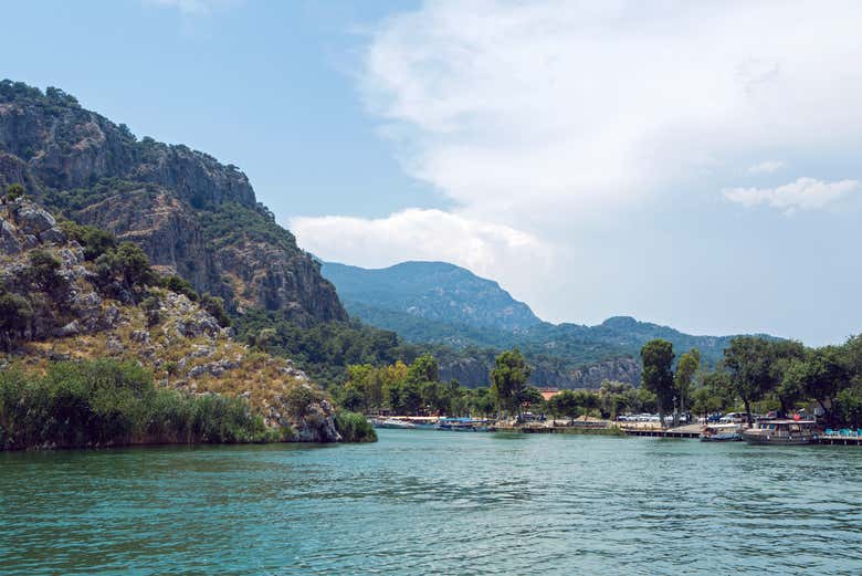 Paisagens do rio Dalaman