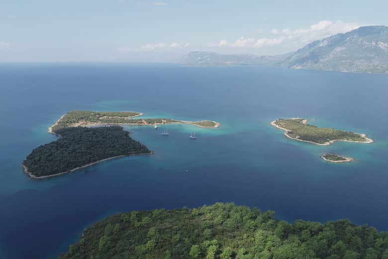 Panorâmica da ilha