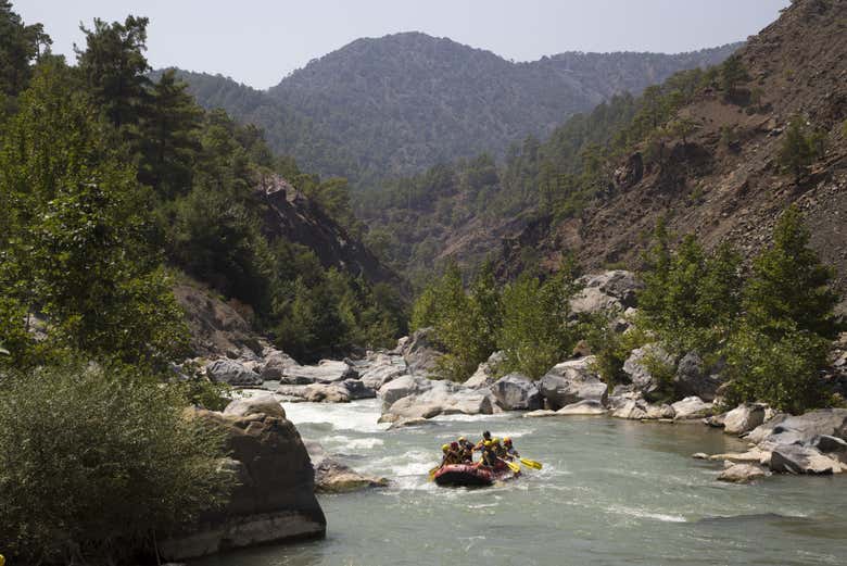 Rafting no rio Dalaman