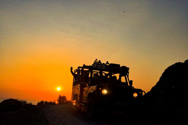 El 4x4 al atardecer