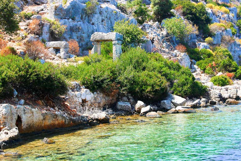 Playa en Kekova
