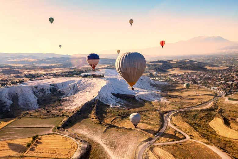 Panoramica di Pamukkale