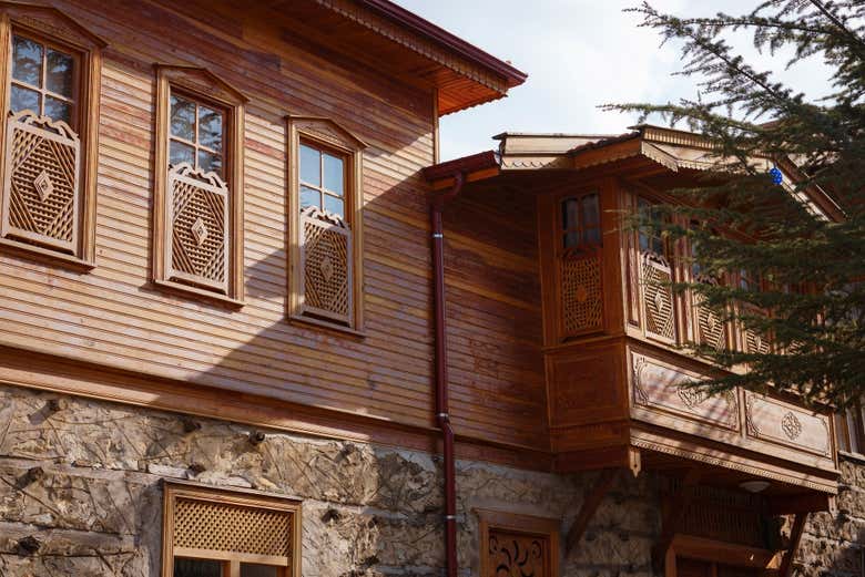 Una casa tradizionale in legno