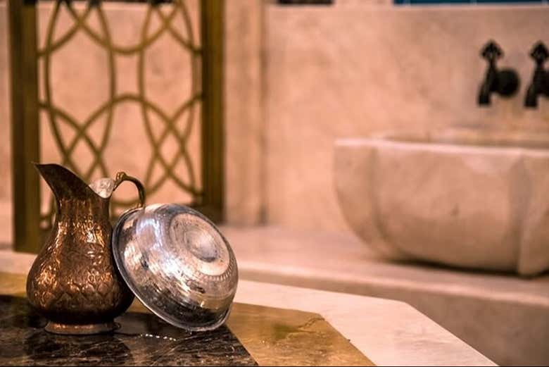 All'interno del bagno turco