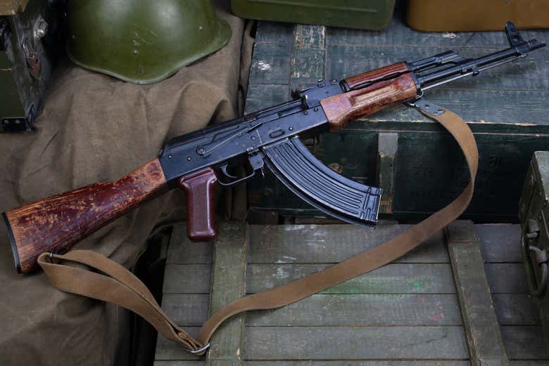 El fusil de asalto soviético AK-47