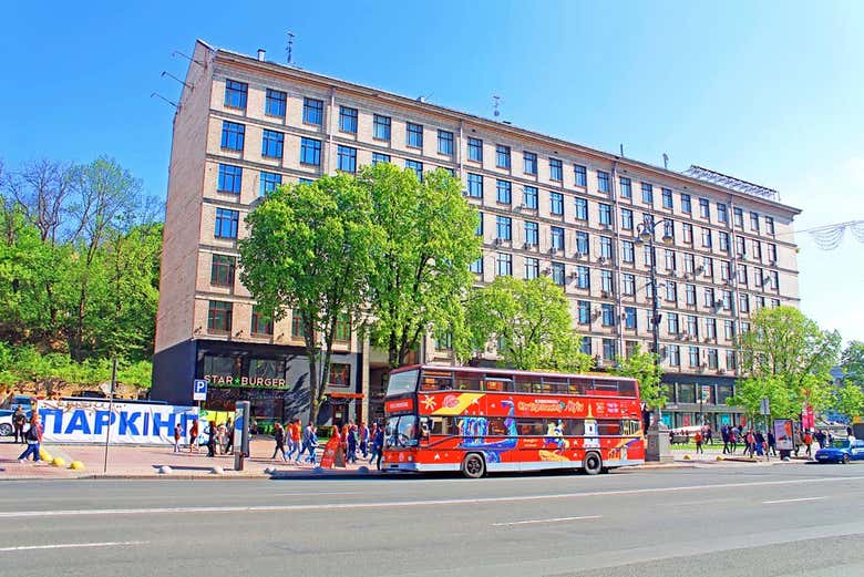 The Kiev City Sightseeing bus