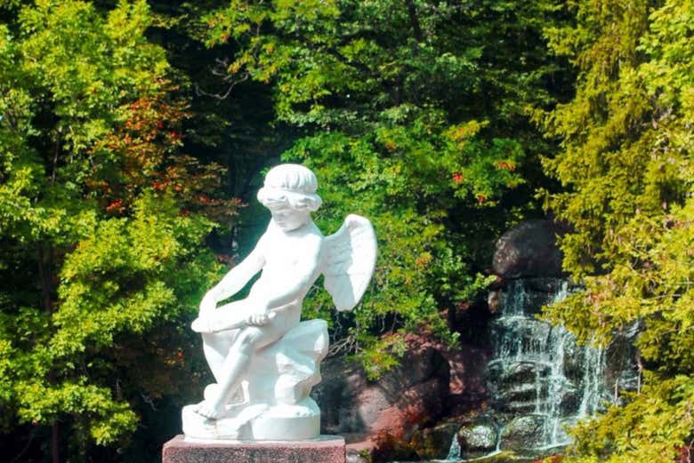 Esculturas no parque Sofiivka