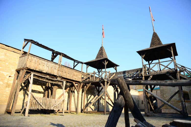 Interior de la fortaleza