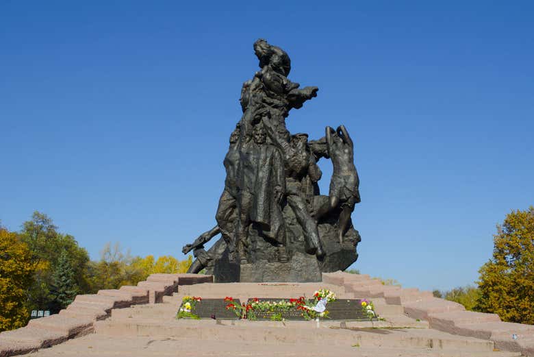 Monumento a los judíos en Babi Yar