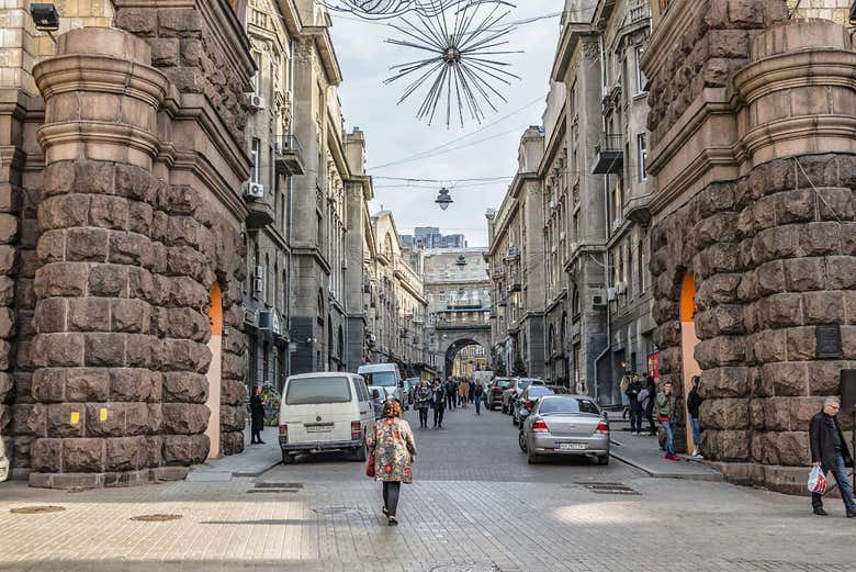 La entrada del Passage de Kiev