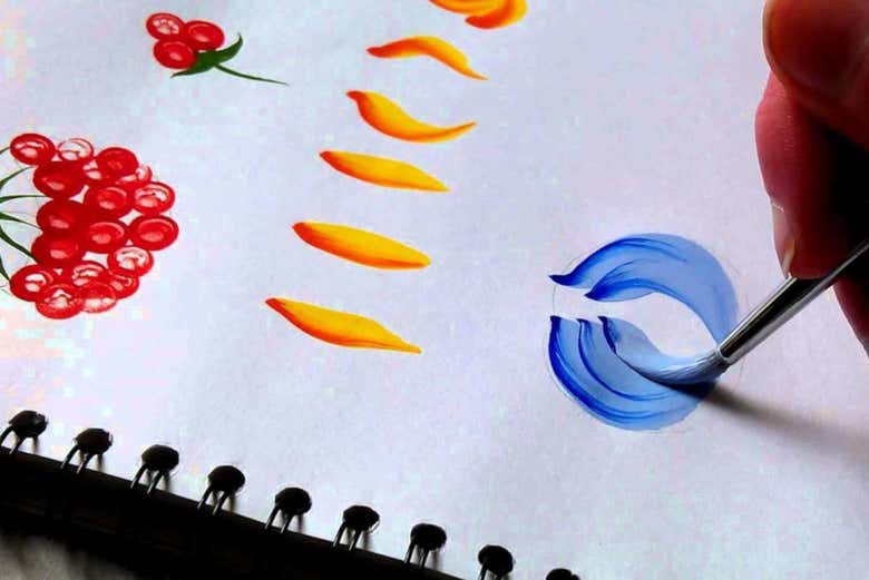 Practicando las técnicas de dibujo