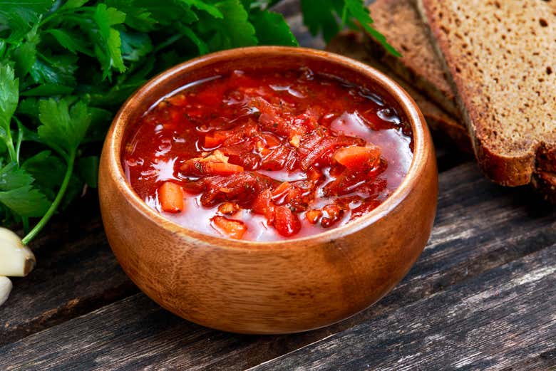 Plato de borsch