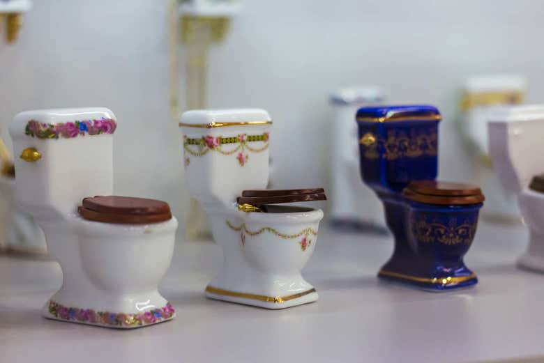 Souvenirs en el Museo de Historia de Aseo