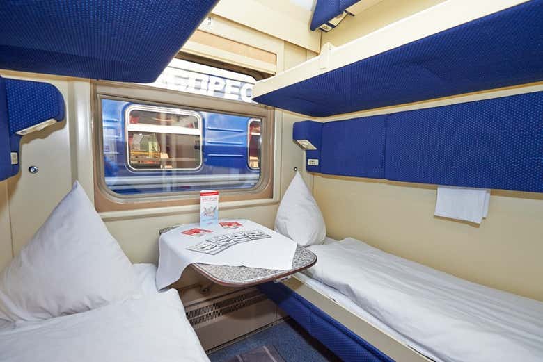 Compartment on the night train