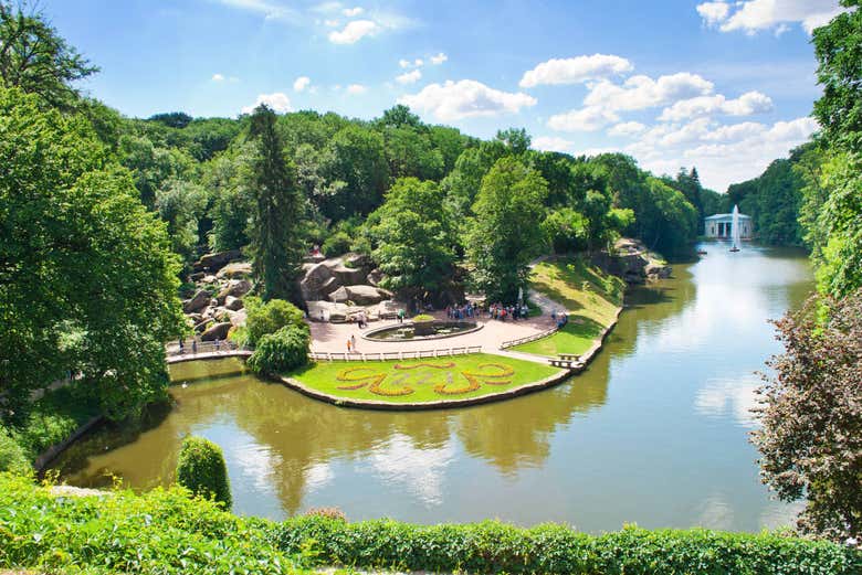 Vista panorâmica do parque 