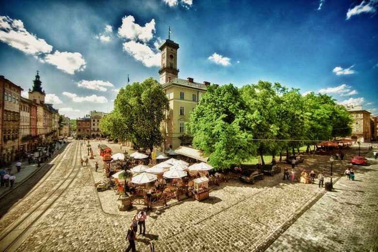 Square in Lviv