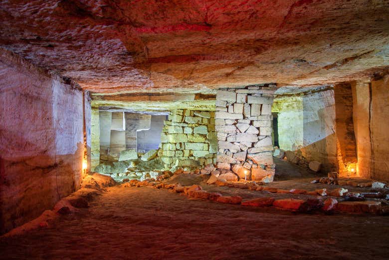 Recorreremos varias catacumbas