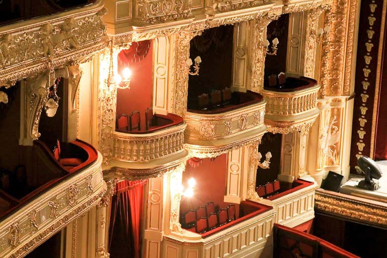 Palcos do Teatro de Odessa